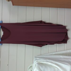 Sleeveless dress with the front wrap, size M